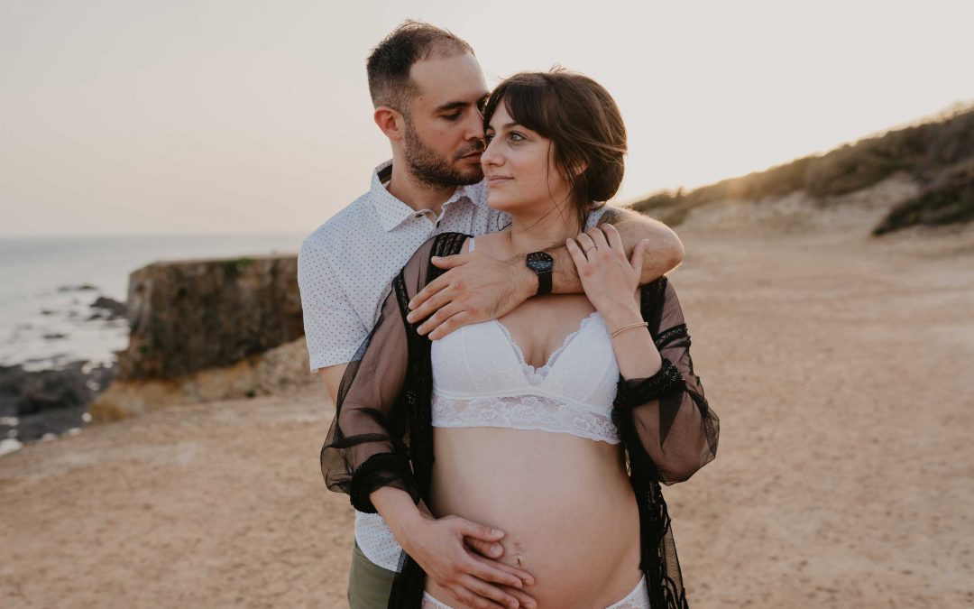 séance photo grossesse pour Andréa et Jonathan à Jard sur Mer