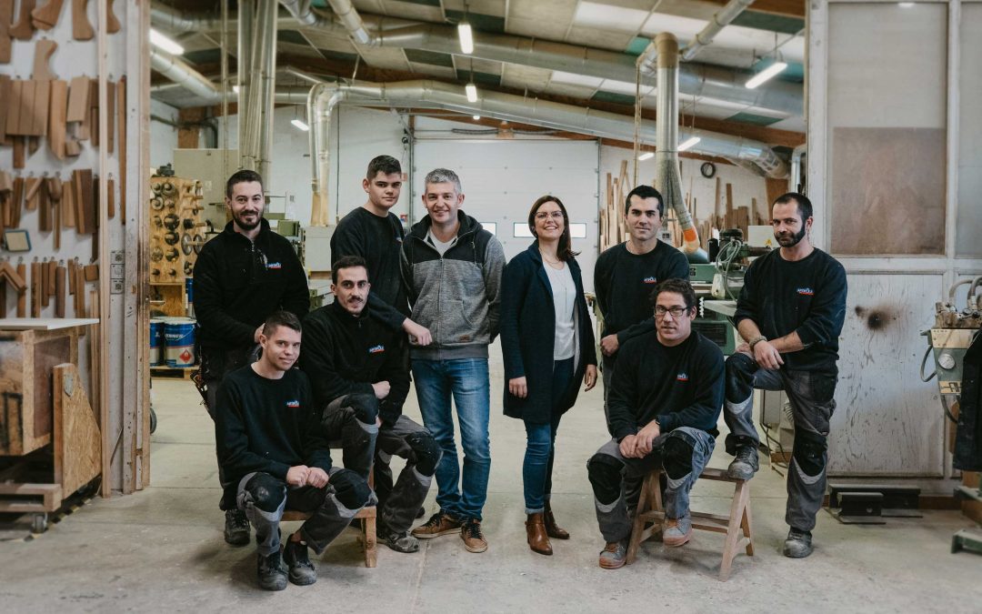 reportage entreprise Le Fil du Bois, menuiserie à la Chaize le Vicomte, en Vendée