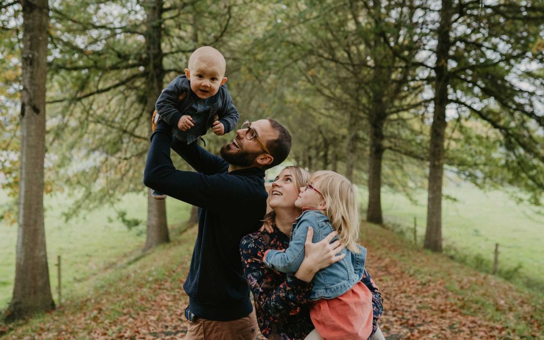 reportage photo famille en automne