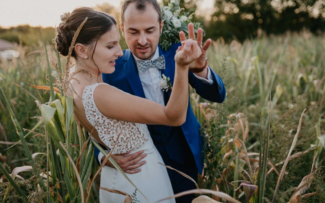 reportage photo mariage Aude et Nans au domaine de la Moinardière