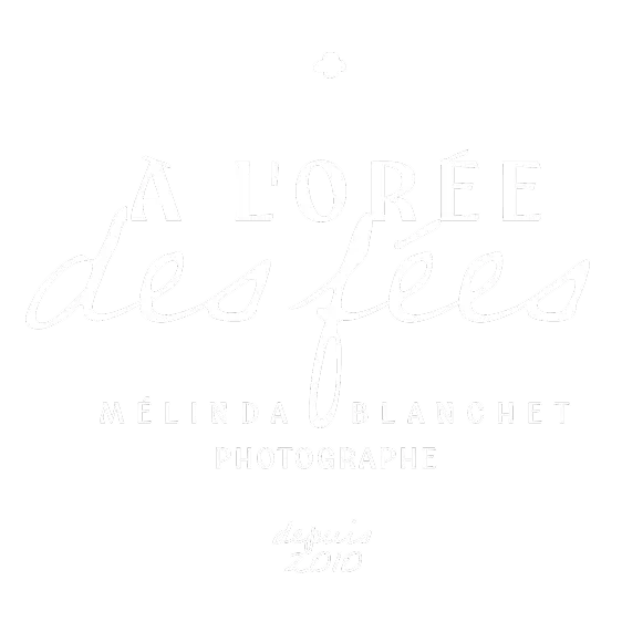 Logo à l'Orée des fées blanc